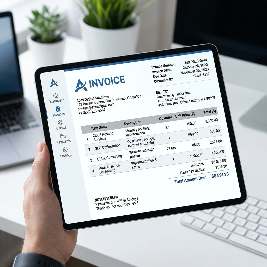 Tally Invoice Customization