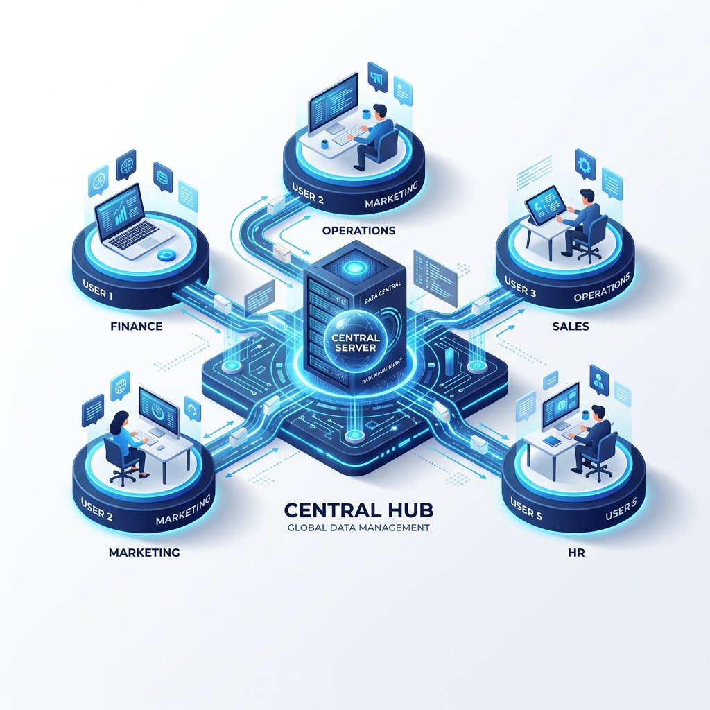 Multi-location data synchronization